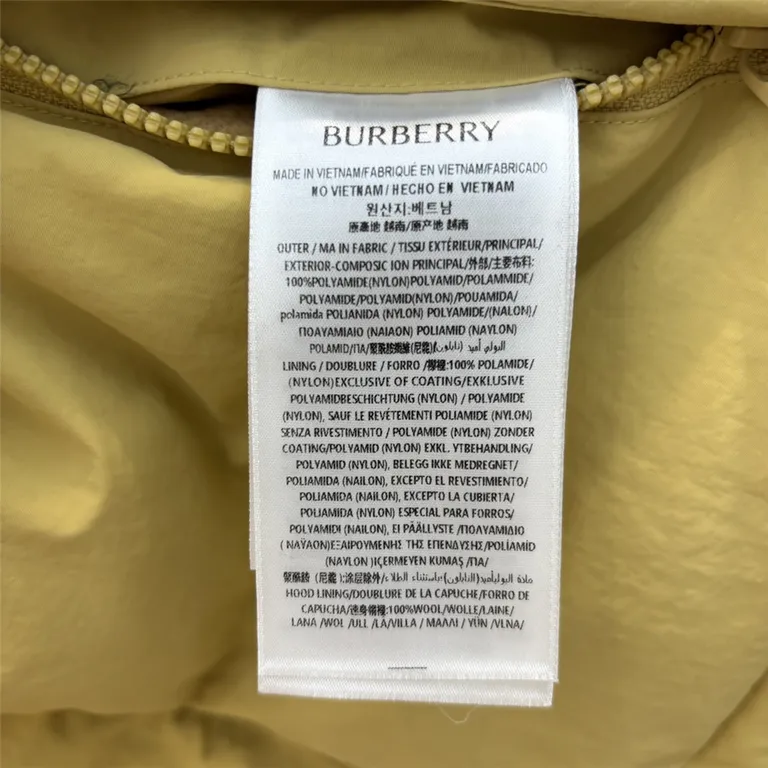 Burberry Long H-Line Down Jacket